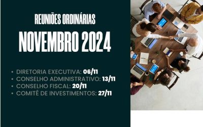 Reuniões Ordinárias Novembro 2024