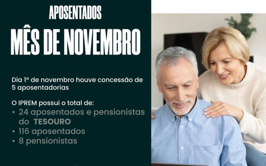 Aposentadorias – Novembro